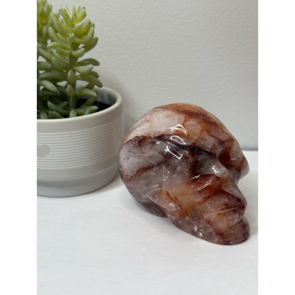 Crystal Rock Other - Fire Quartz Crystal Skull